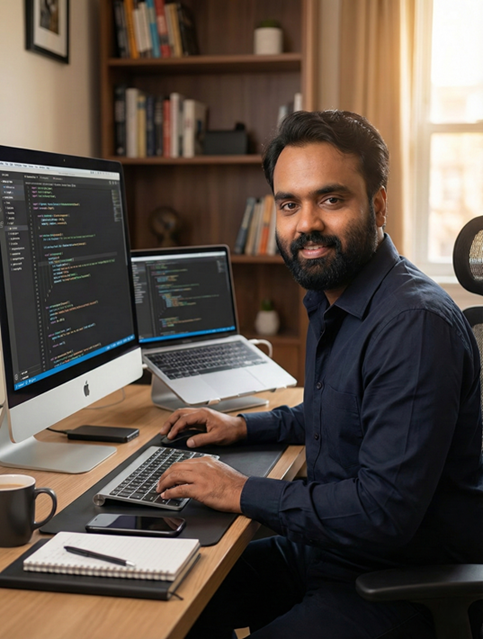 Laptop Web Design Mockup